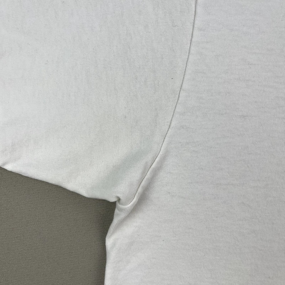 Vintage Stussy T-Shirt Adult Medium White Moonlighting Futura Plane Skydive y2k - Picture 9 of 13